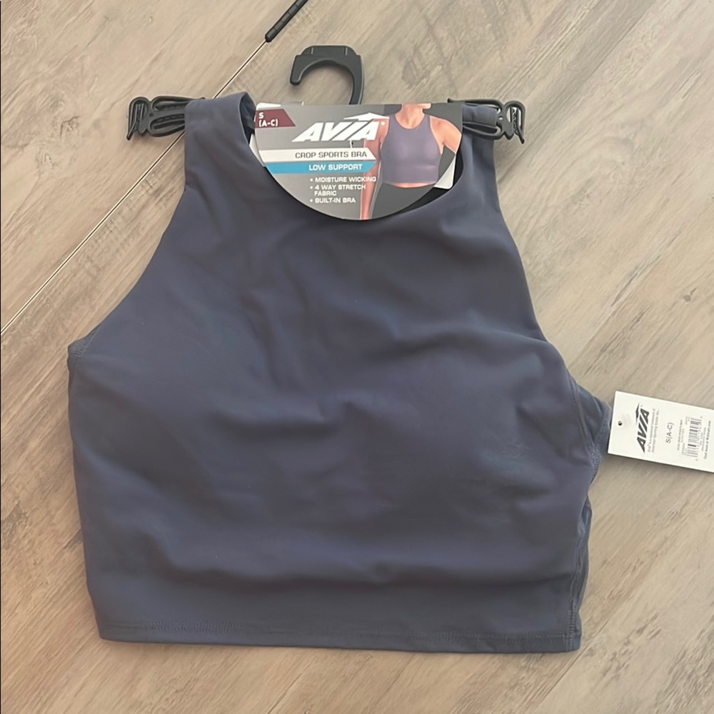 Avia Dark Blue Athletic Crop Top